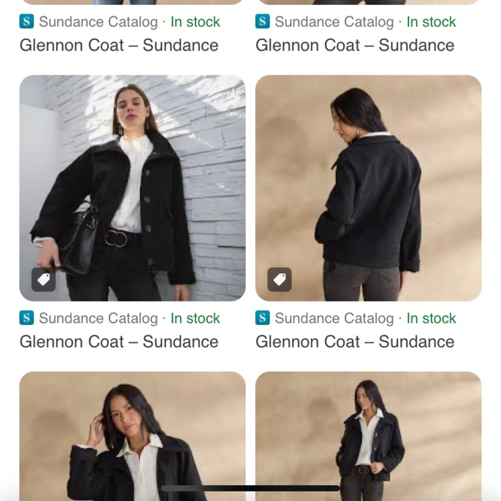 Sundance Coat Glennon Wool Blend Jacket Size XS P